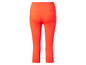 Orangefarbene Capri-Leggings für Damen
