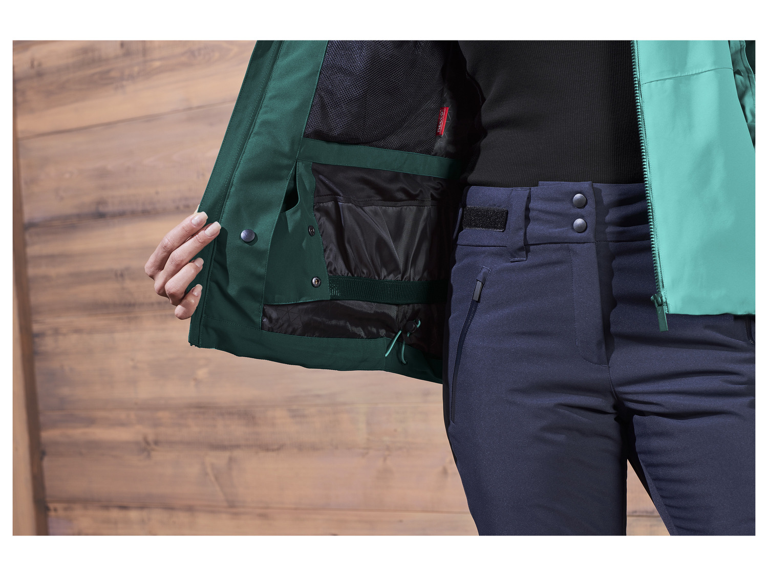 Crivit Mädchen Skijacke - Schnee Leopard Design Mit Reflektoren