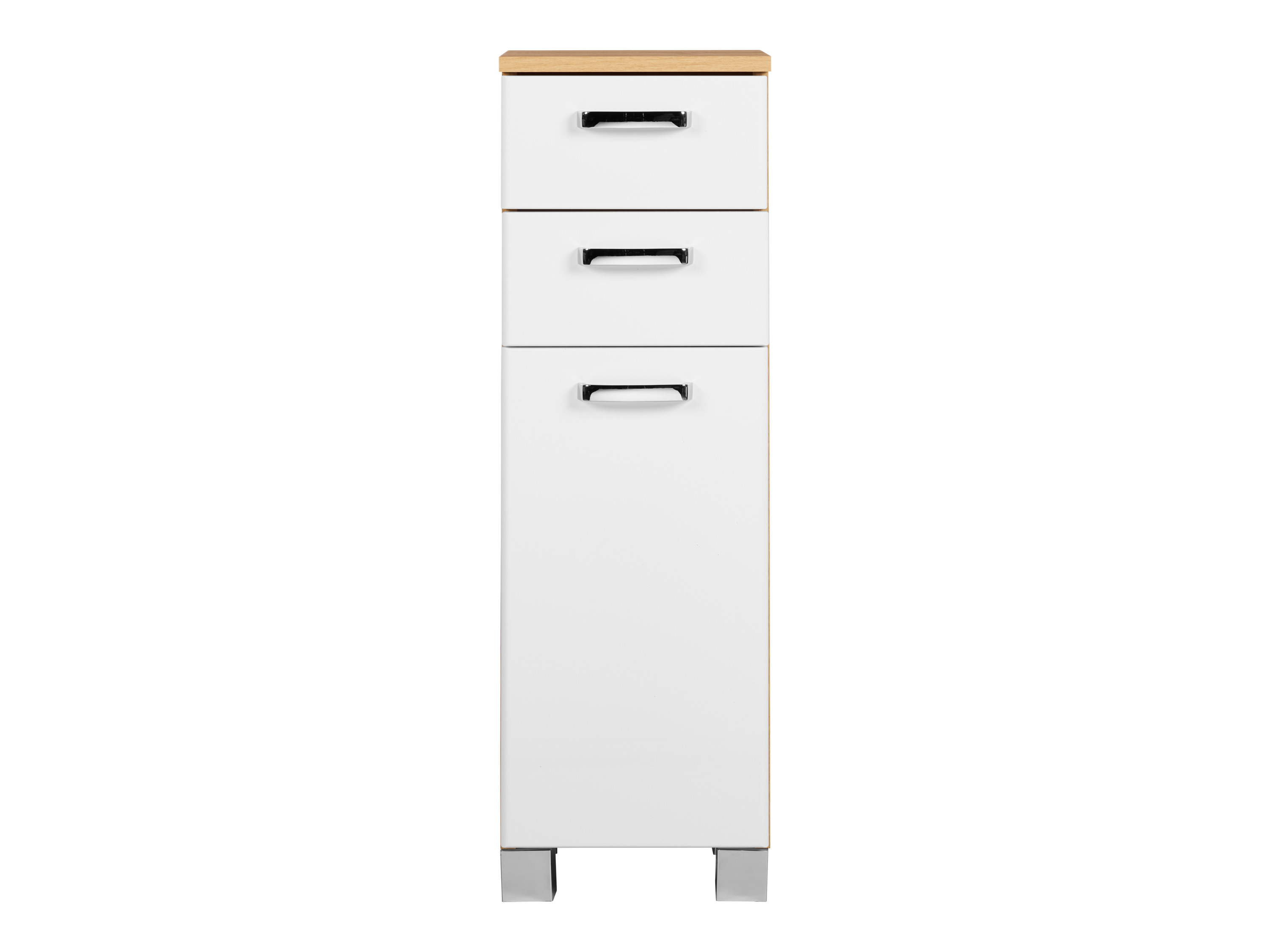 Thumbnail - LIVARNO home Seitenschrank »Palermo«, weiß/Korpus Eiche-Artisan