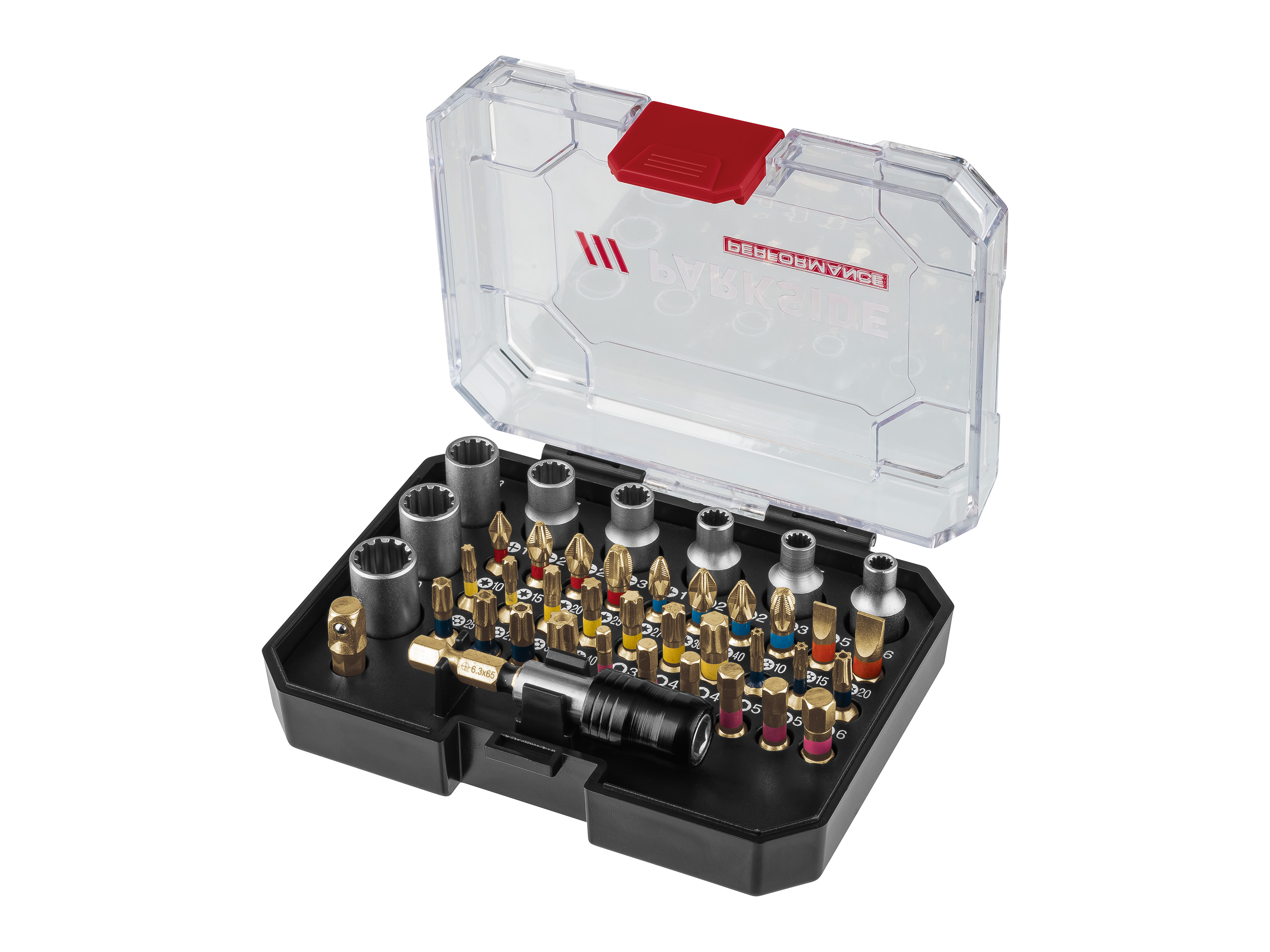 PARKSIDE PERFORMANCE® Bit-Set Torsion Performance PBSP 2 D4 (40 tlg. Set) | 04335747010422