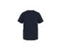 Einfaches marineblaues Herren-T-Shirt, Rückansicht