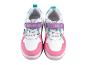 Gaborable Kinderschuhe: weiße und rosa Sneaker.