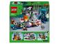 LEGO Minecraft Set 21274 mit einem Warden, TNT-Funktion und Figuren.