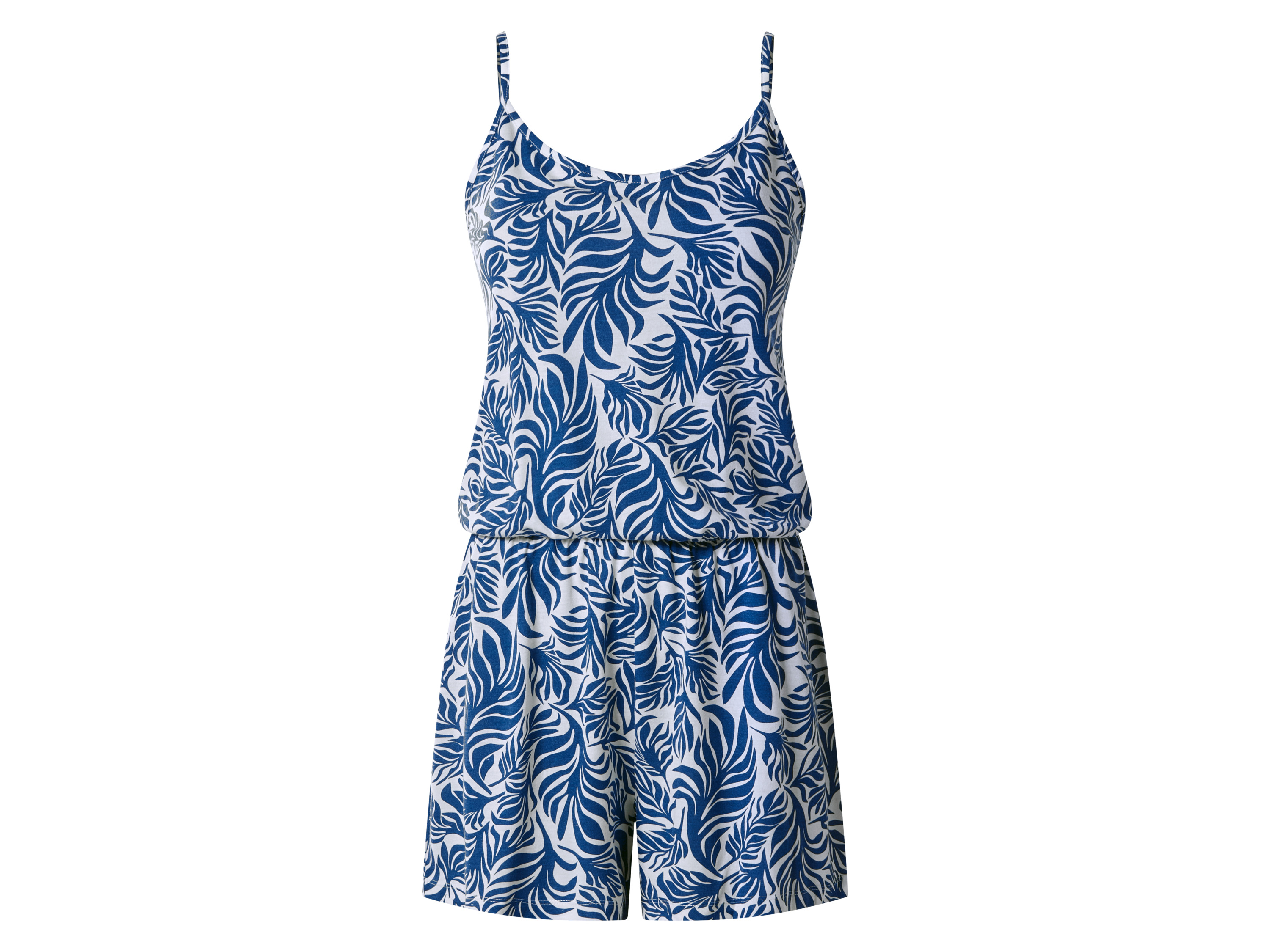 ESMARA® Damen Kleid / Jumpsuit (Blau/Weiß, M(40/42))