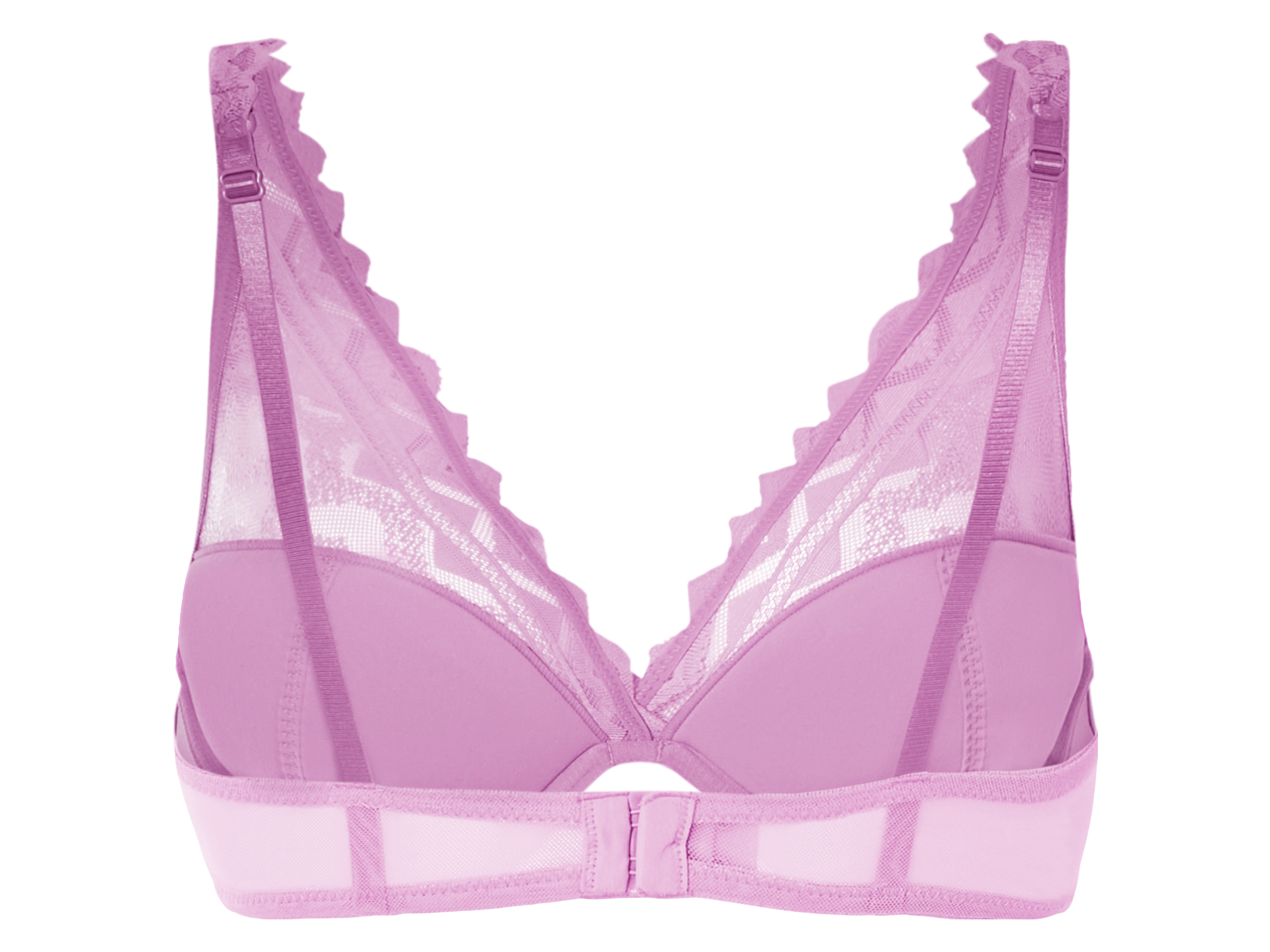 Thumbnail - esmara® Damen Bügel BH mit Spitze (Lila, 80B)