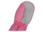 Rosa Kinderfausthandschuh mit grauer Handfläche