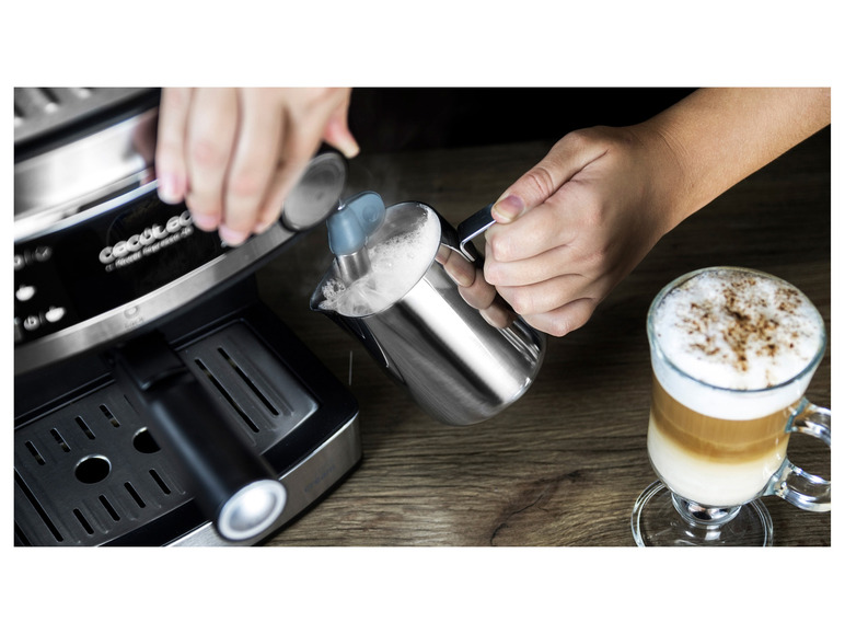 Gehe zu Vollbildansicht: Cecotec Power Espresso, 850 W, doppelter Siebträger - Bild 6
