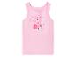 Rosa Mädchen-Tanktop mit Peppa Wutz und Schorsch Wutz Aufdruck.