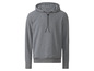 Ein grauer Hoodie mit Kapuze
