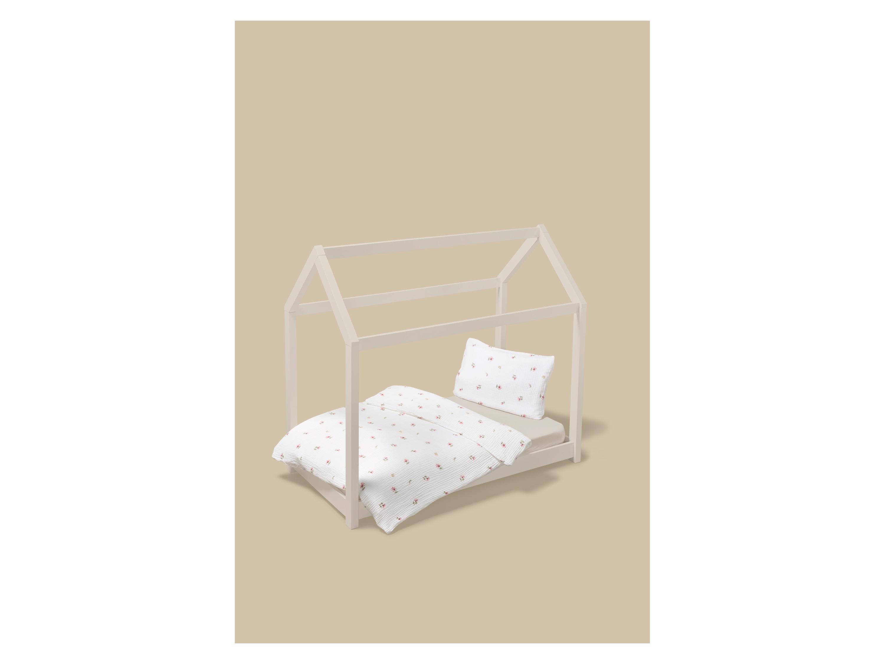 LIVARNO® Baby-Musselin-Bettwäsche, 100 x 135 cm (Weiß) – Bild 3 von 4