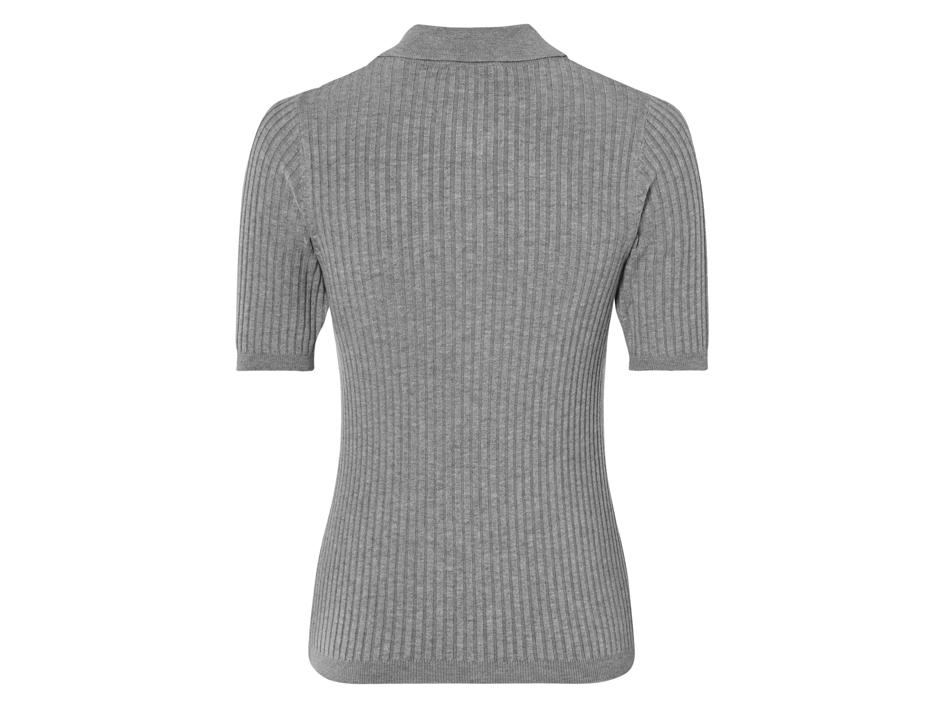 Thumbnail - esmara® Damen Poloshirt Kurzarm (Grau, L(44/46))