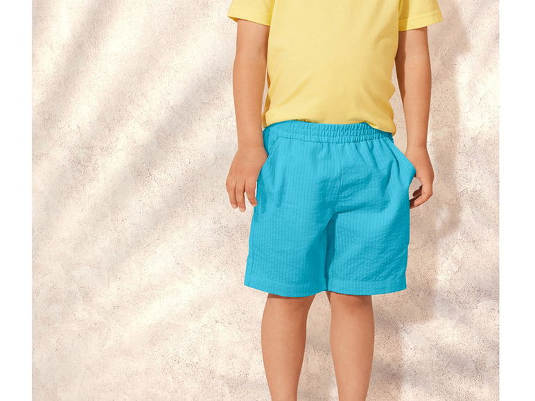 Gehe zu Vollbildansicht: lupilu® Kleinkinder Shorts mit Seersucker-Struktur - Bild 6