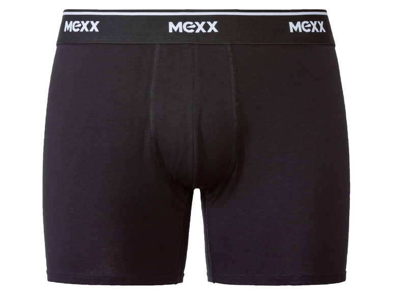 Gehe zu Vollbildansicht: MEXX Herren Boxer, 4 Stück, elastische Bündchen mit Markenschriftzug - Bild 2