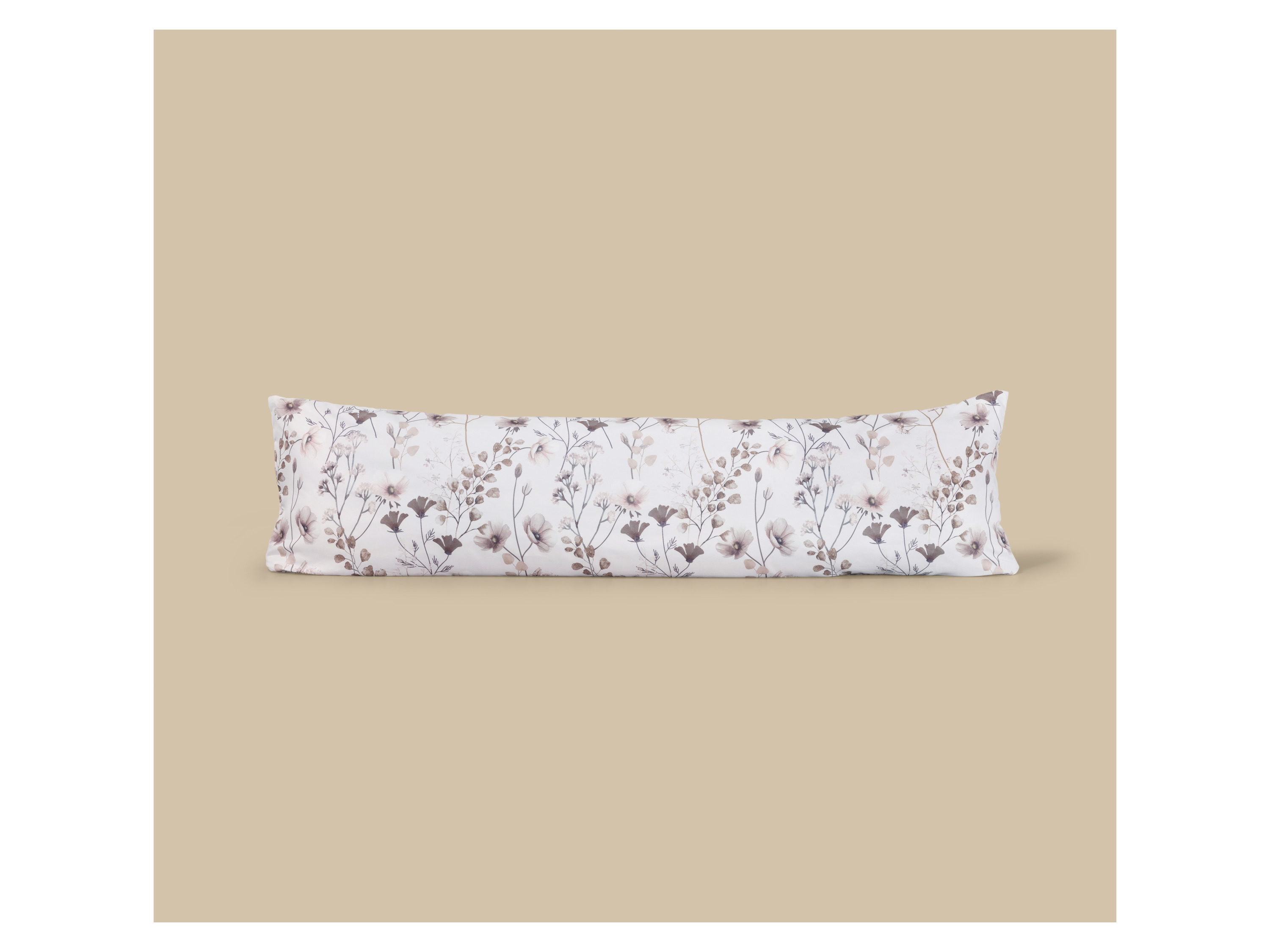 LIVARNO® Mikrofaser-Satin-Kissenbezug, 40 x 145 cm (Weiß) – Bild 2 von 3