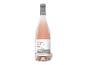 Flasche Roséwein mit Etikett 'Costières de Nîmes Rosé' und Weinbergmotiv