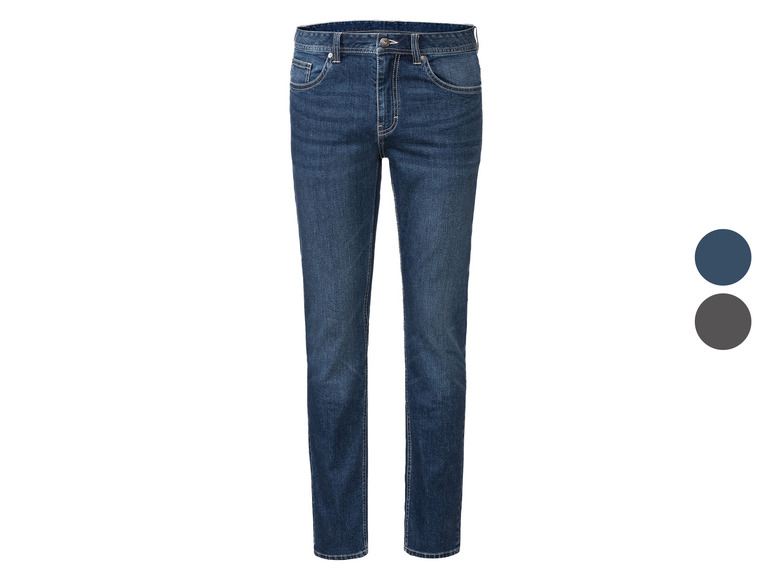 Gehe zu Vollbildansicht: LIVERGY® Herren Jeans, Slim Fit, mit normaler Leibhöhe - Bild 1