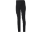 Schwarze Damen-Leggings oder Strumpfhose, stehend.