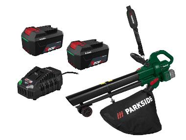 PARKSIDE® Parkside 40V Akku-Laubsauger/-bläser »PALSB A1« Set inkl. 20V Akku 4 Ah »PAP 204 A1« und 20V Schnellladegerät »PLG 20 C3«