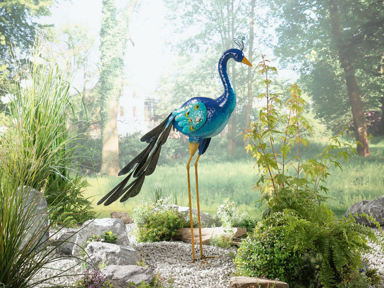 Gehe zu Vollbildansicht: Livarno Home Gartendeko Vogel, mit Erdspießen - Bild 5
