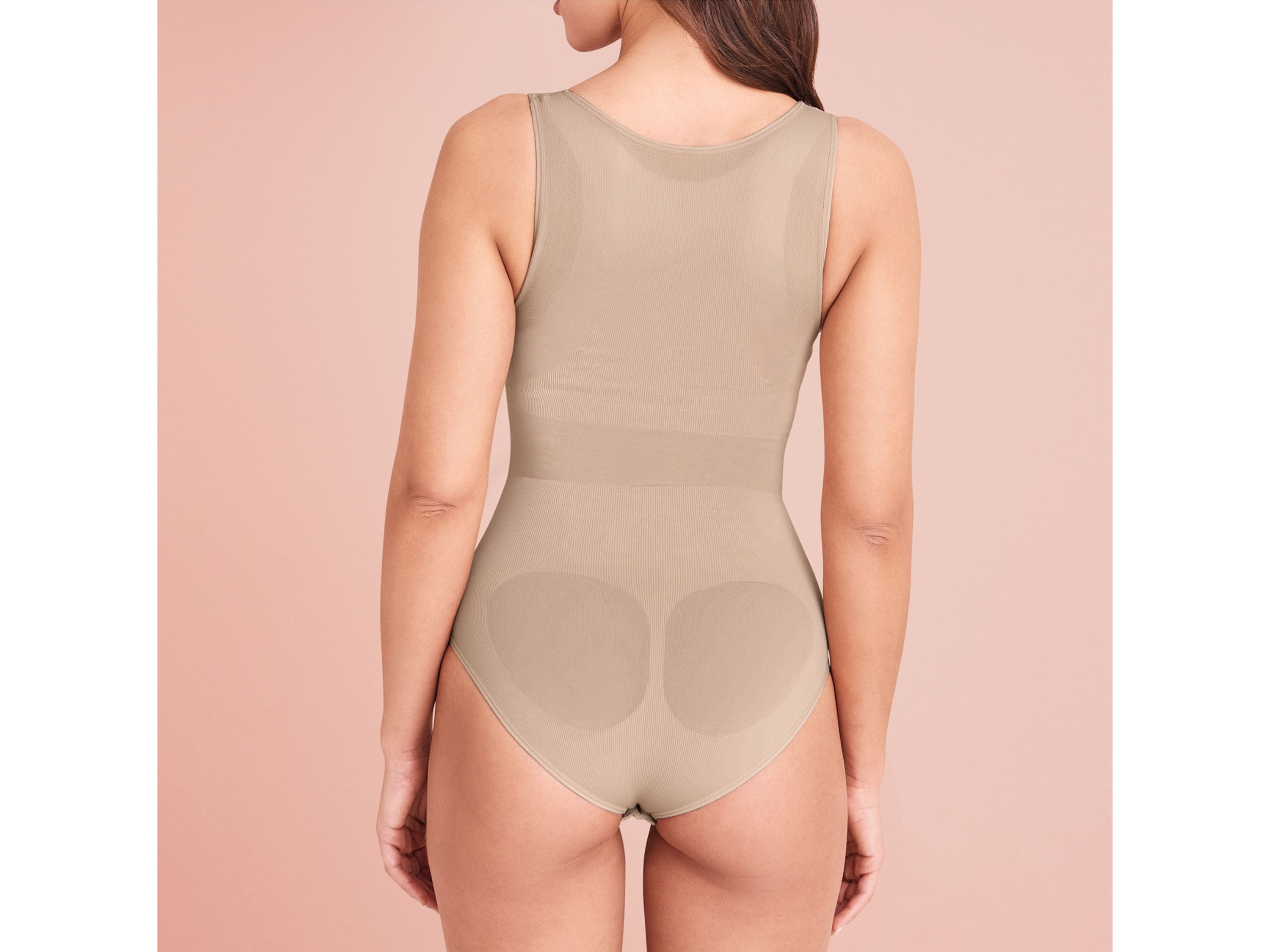 Thumbnail - esmara® Damen Body figurformend seamless (Beige, XL(48/50))