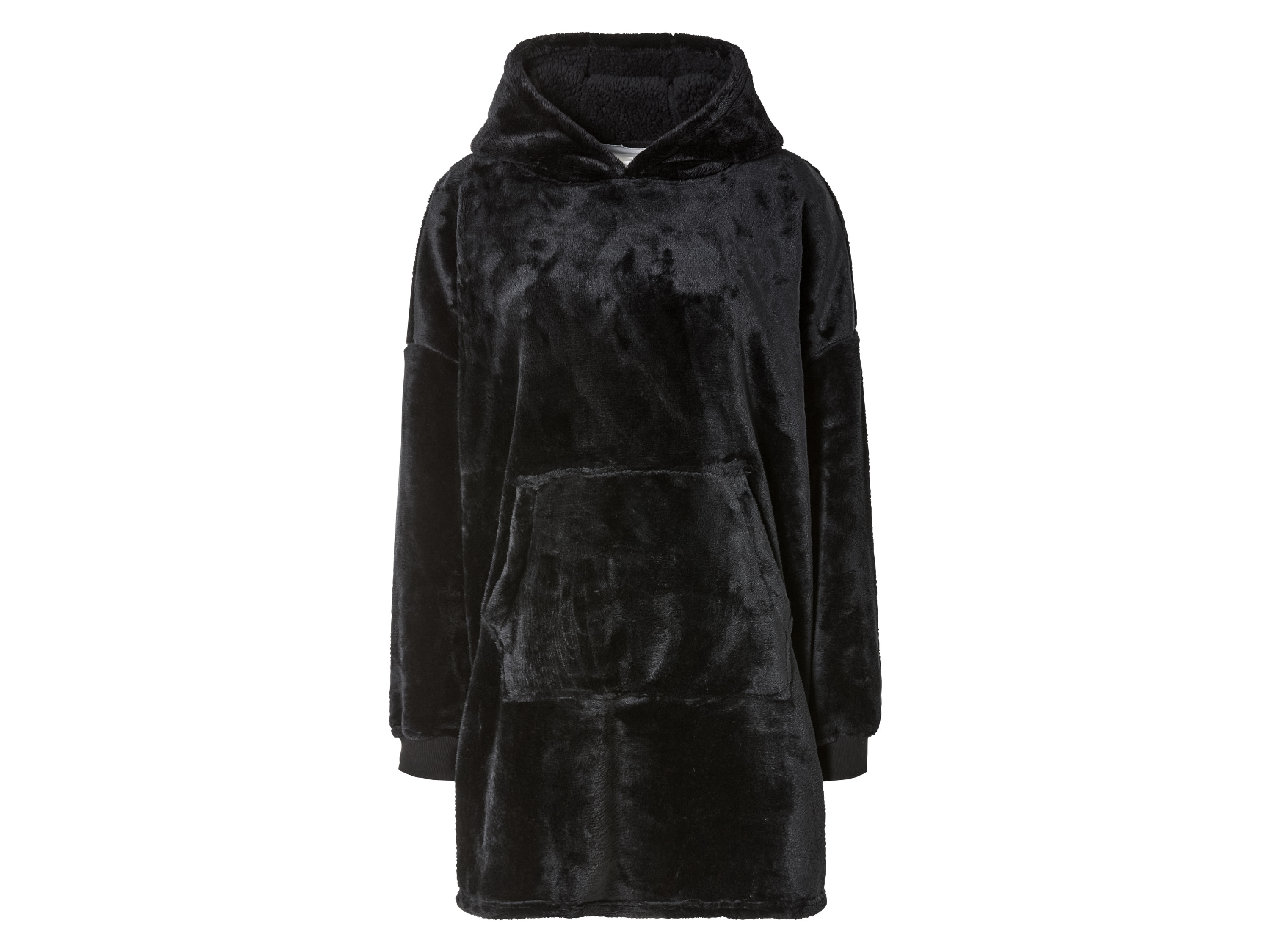 Damen Herren Pullover Oversize (Schwarz, L/XL) | 04335814071097