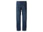 Dunkelblaue Herrenjeans, Rückansicht.