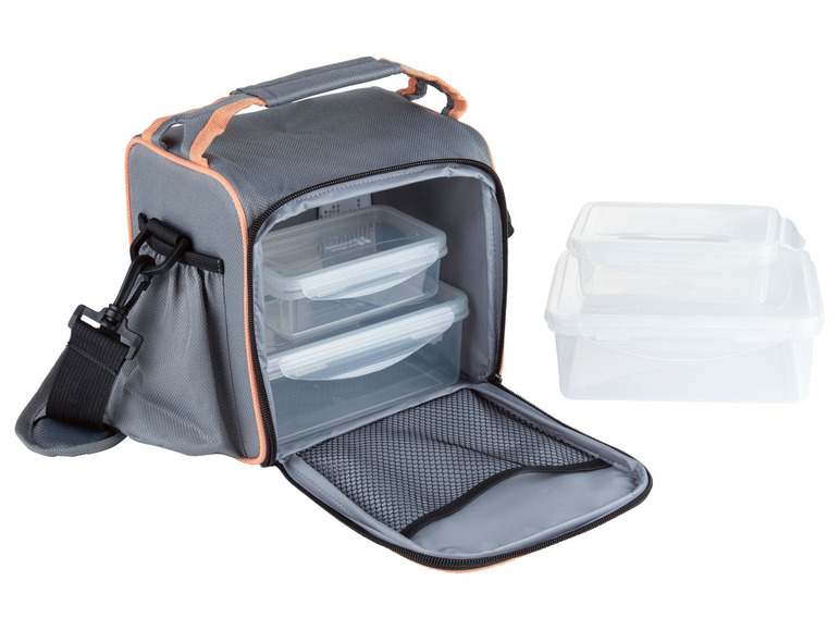 Gehe zu Vollbildansicht: ERNESTO® Kühltasche, mit Lunchboxen-Set - Bild 3