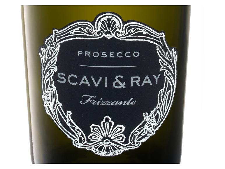 Prosecco Scavi & Ray Frizzante Flaschenetikett.