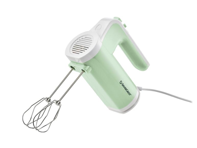 Silvercrest Handmixer in Mintgrün und Weiß mit Rührbesen