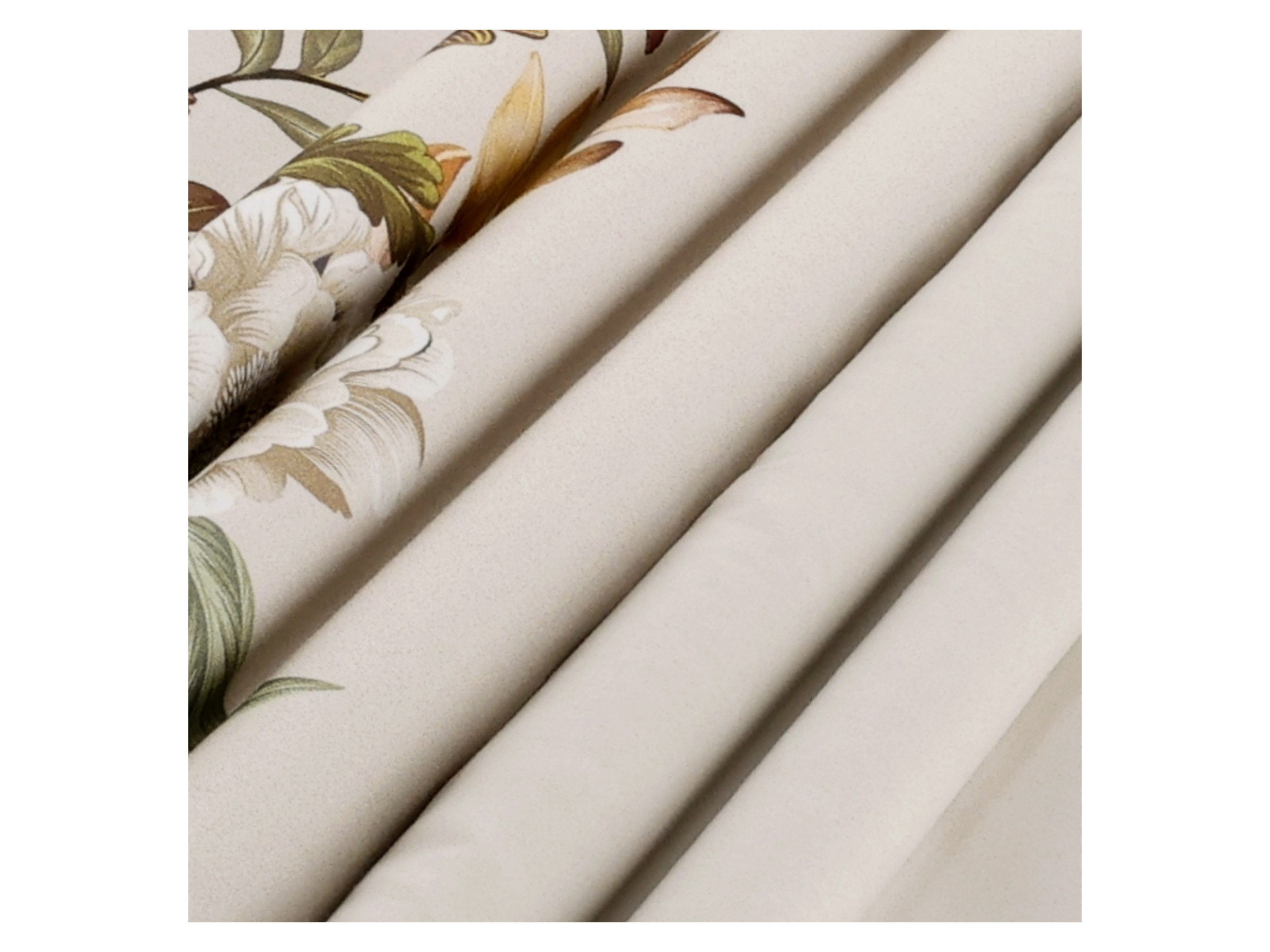 Thumbnail - LIVARNO home Bettwäsche Satin 155x220 cm (Beige)