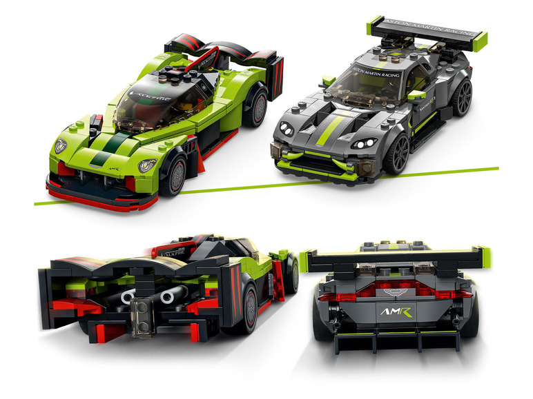 Gehe zu Vollbildansicht: LEGO® Speed Champions 76910 »Aston Martin Valkyrie AMR Pro und Aston Martin Vantage GT3« - Bild 5