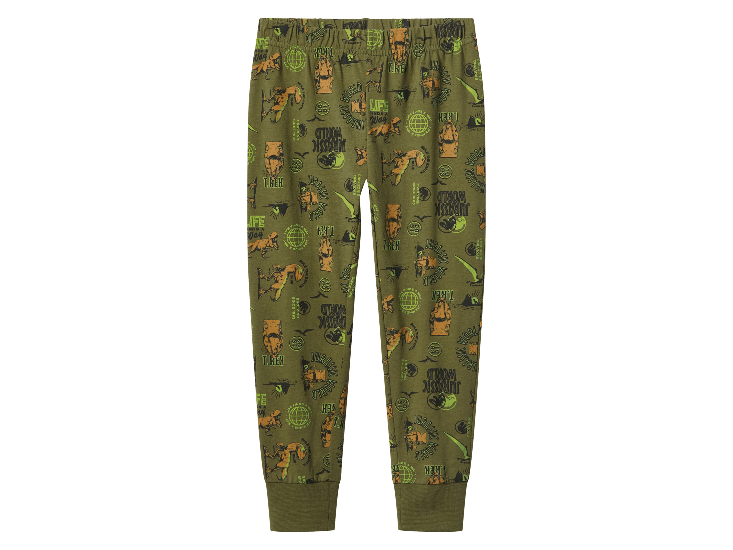 Thumbnail - Kleinkinder Jungen Pyjama (Grün, 110/116)