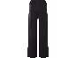 Schwarze Damen-Weitbeinhose mit elastischem Bund
