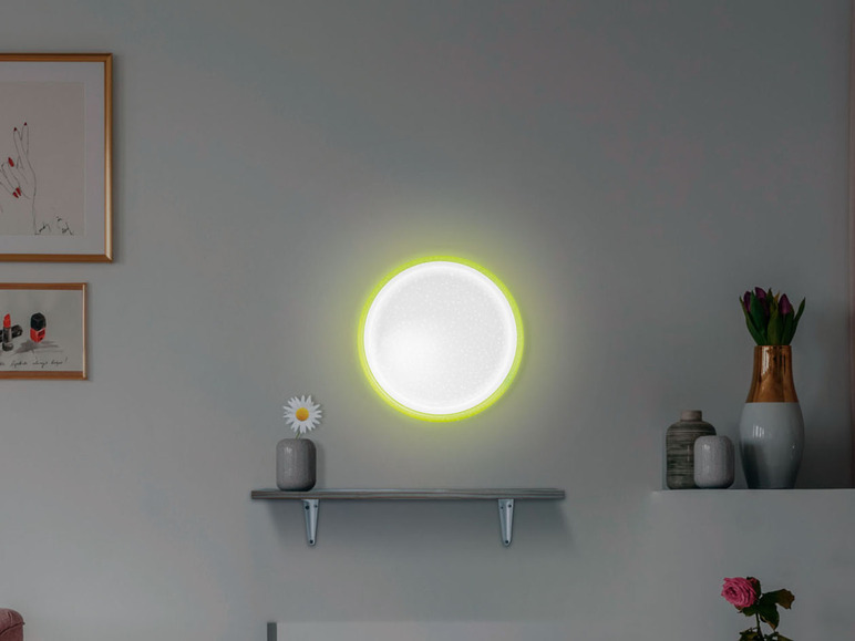 Gehe zu Vollbildansicht: Livarno Home LED Deckenleuchte Sternhimmel, mit Farb-Dekolicht - Bild 12