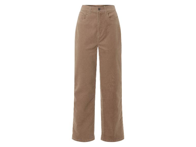 Braune Cordhose für Damen.