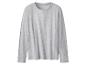 Graues Baumwoll-Langarmshirt