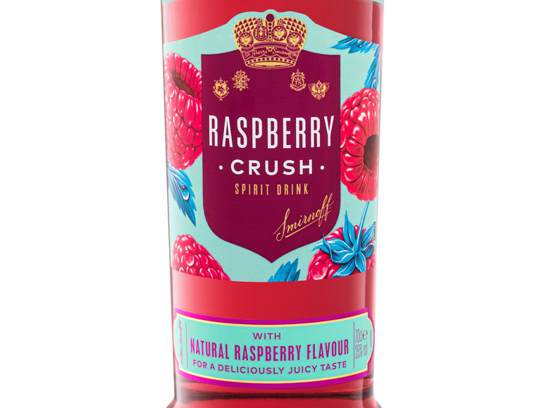 Gehe zu Vollbildansicht: Smirnoff Raspberry Crush Vodka 25% Vol - Bild 2