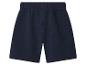 Dunkelblaue Jersey-Shorts mit elastischem Bund.