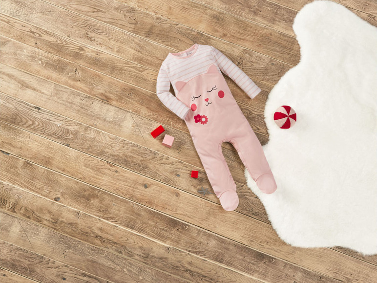 Gehe zu Vollbildansicht: lupilu Baby Strampler mit niedlichem Print - Bild 18