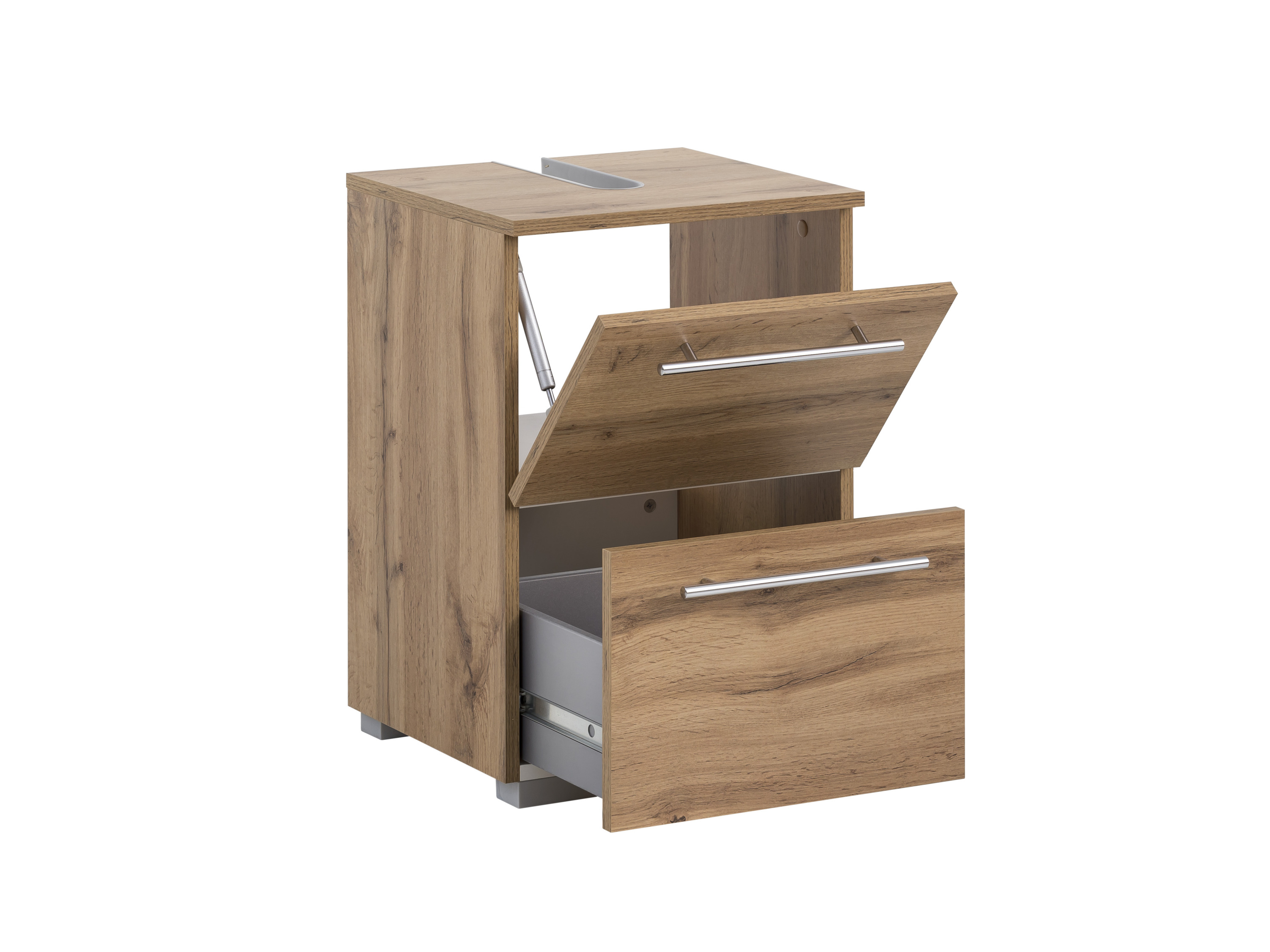 SCHILDMEYER Waschbeckenunterschrank Carlos (Breite 40 cm, Eiche Landhaus) – Bild 4 von 4