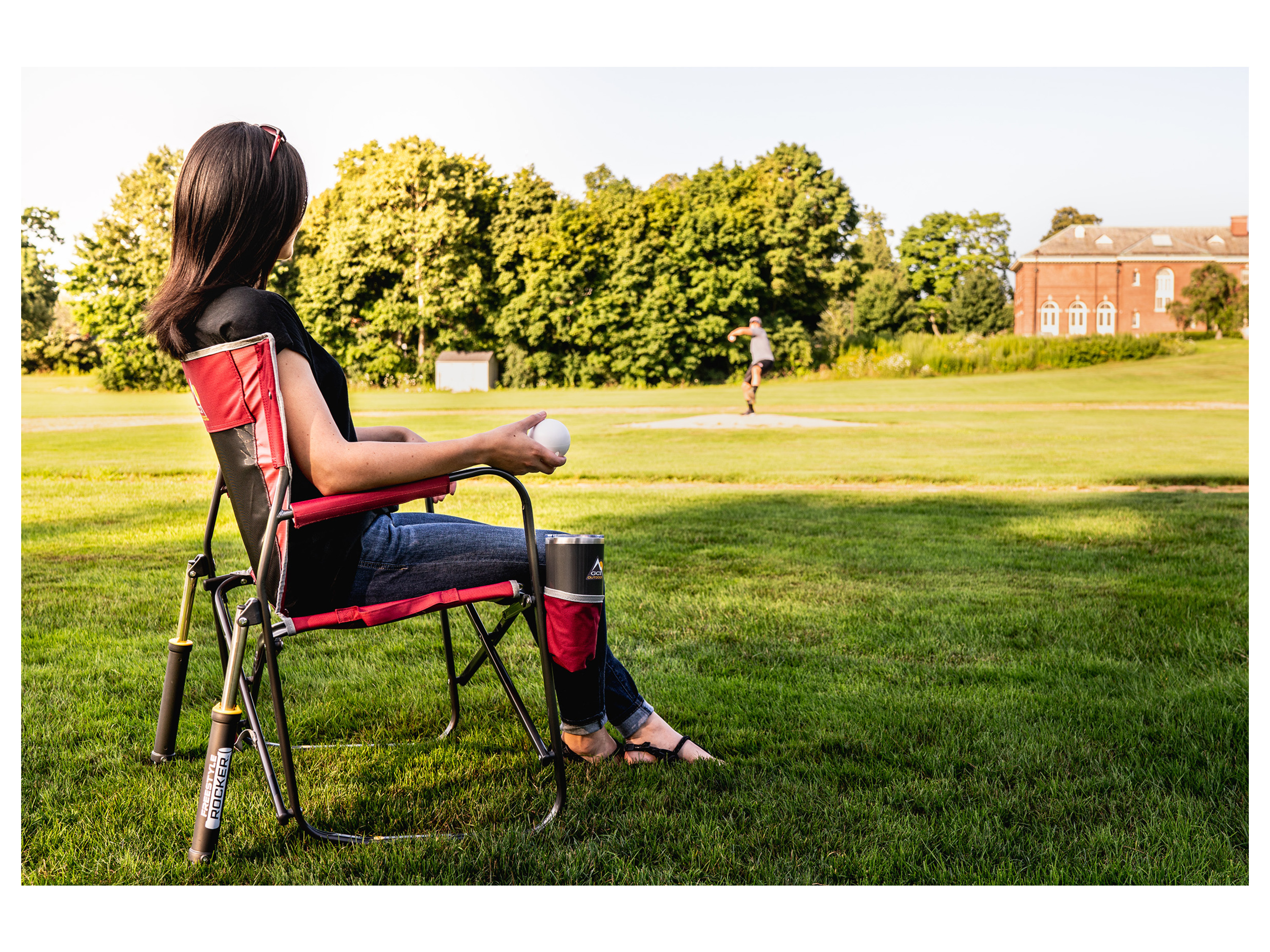 Thumbnail - GCI Freestyle Rocker™ Campingstuhl mit Schaukelfunktion (Cinnamon)