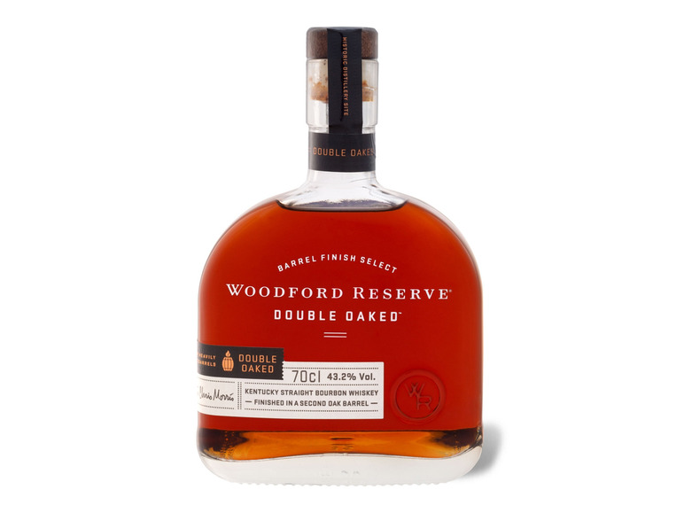 Gehe zu Vollbildansicht: Woodford Reserve Double Oaked Kentucky Straight Bourbon Whiskey mit Geschenkbox 43,2% Vol - Bild 2