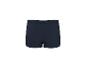 Dunkelblaue Boxershorts, Rückansicht.