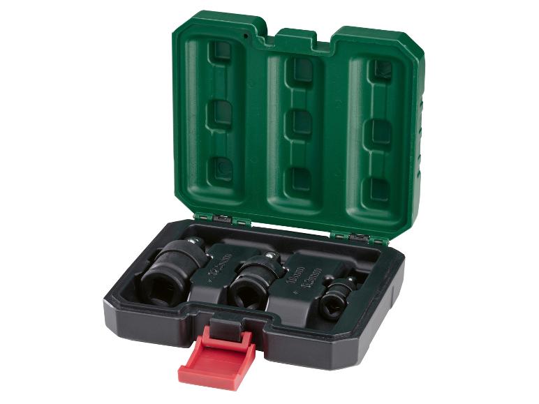 Ein Satz Steckschlüssel in einer grünen Aufbewahrungsbox.