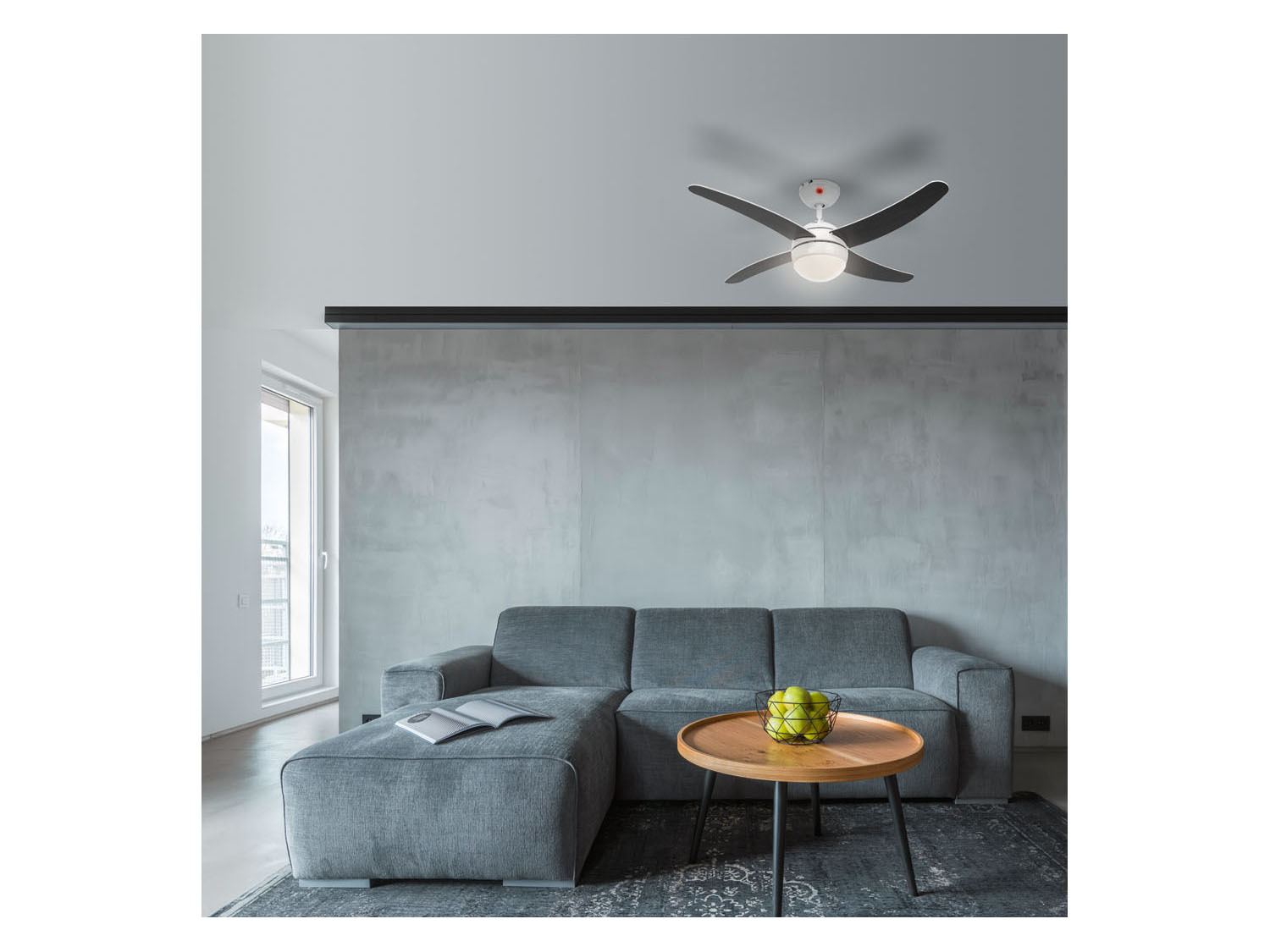 LIDL | LIVARNO Ventilator home mit Deckenleuchte,