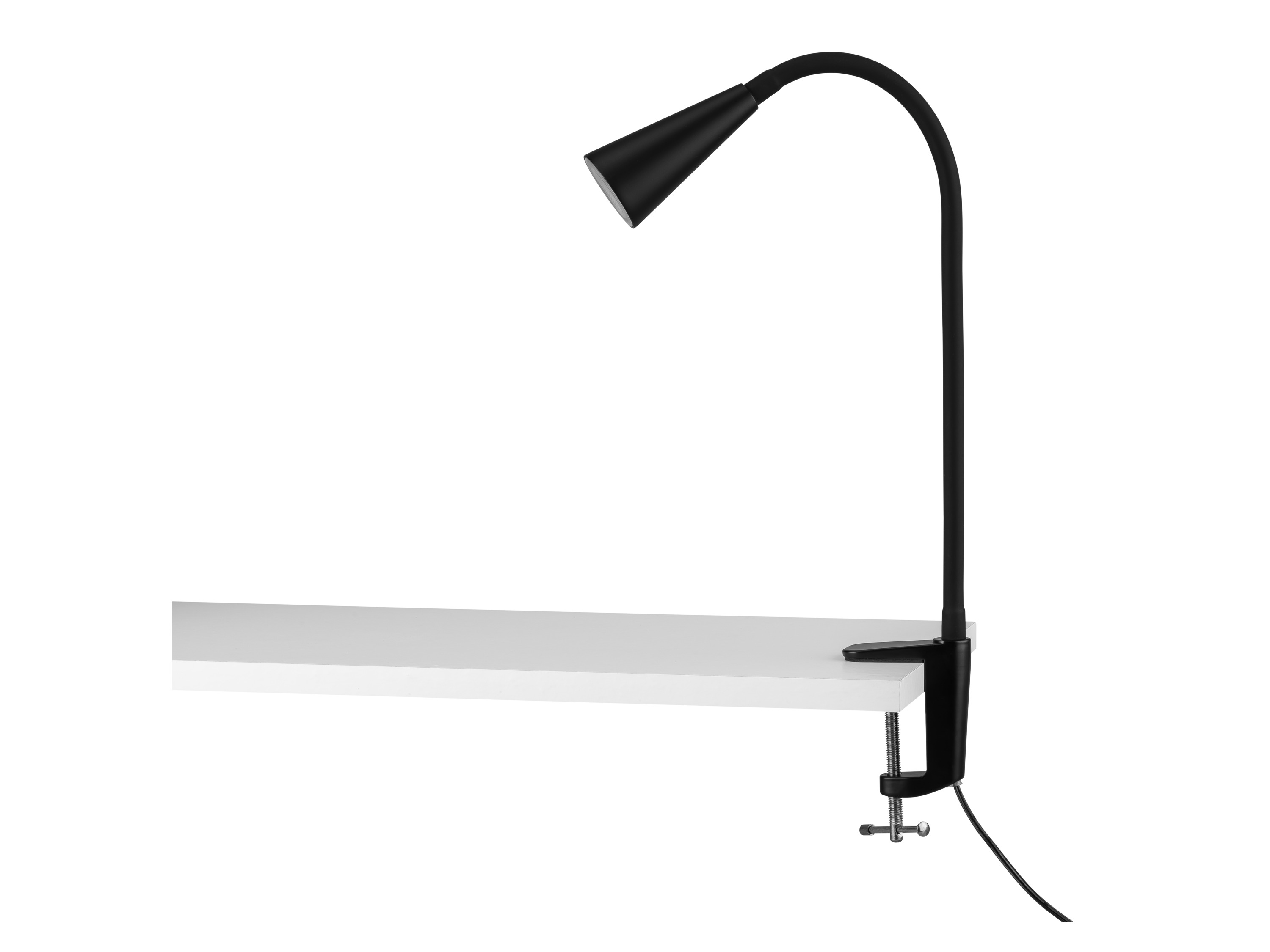 LIVARNO home Klemmleuchte (Klemmstrahler, Schwarz)““ | LED-Klemmstrahler: ca. 6,8 x 4,5 x 56 cm Zuleitung: ca. 1,6 m – mit integriertem Schalter Gewicht: LED-Clipstrahler: ca. 305 g