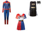 Captain Marvel, Harley Quinn und Batgirl Kostüme