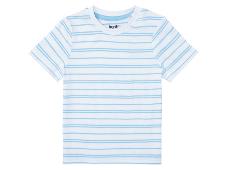 Gehe zu Vollbildansicht: LUPILU® Kleinkinder Jungen T-Shirt, 3 Stück, aus reiner Baumwolle - Bild 19