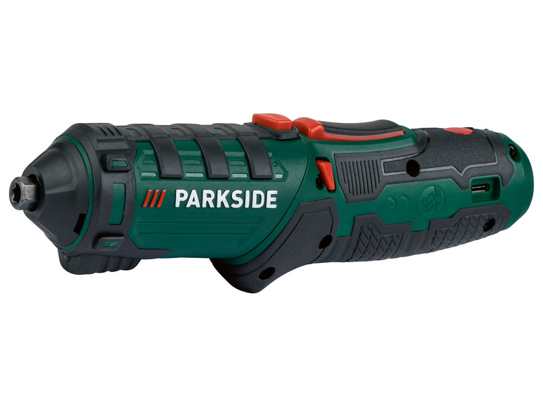 mit PARKSIDE® B2« »PSSA Nm 4 Akku-Stabschrauber 4 V 10 Bitset,