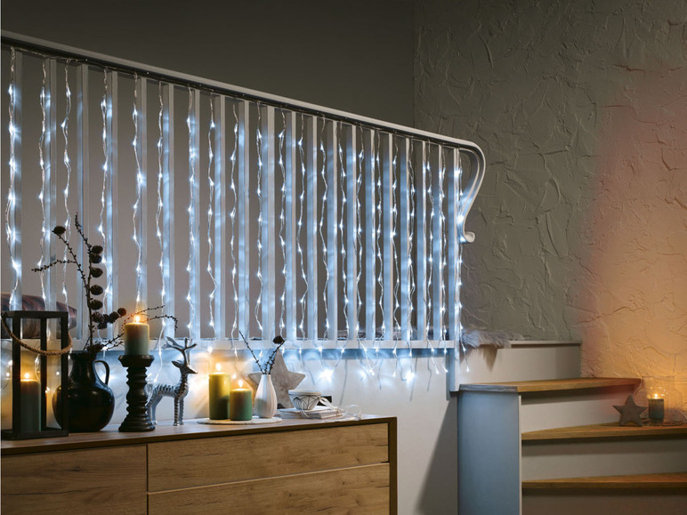 Gehe zu Vollbildansicht: LIVARNO home LED-Lichtervorhang, 220 LEDs - Bild 7
